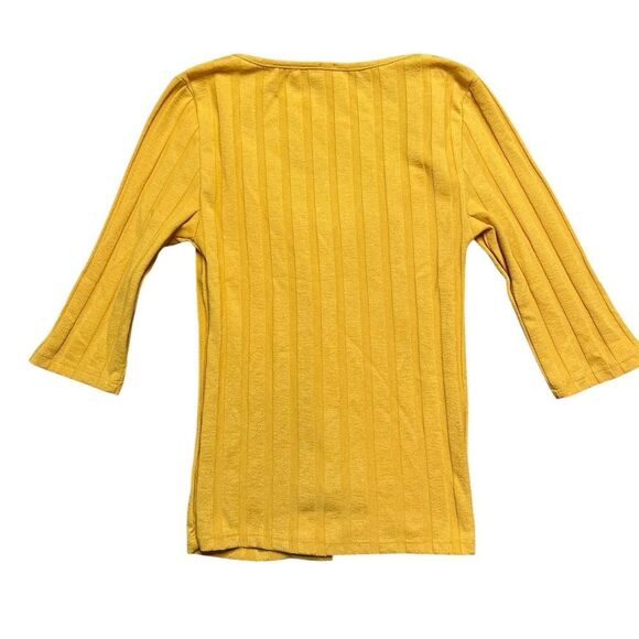 FREE PEOPLE Central Park Button Up Cardigan Ribbed Top Size XS - Picture 3 of 7